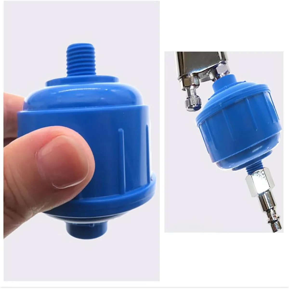 

A002 10 Pack Disposable Mini Air Water Trap Filters with Standard 1/4inch Threads Fits Most Sprayer and Air Tools