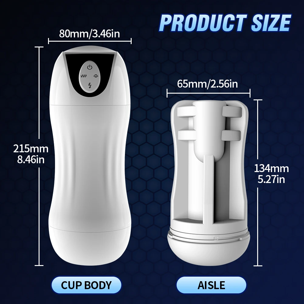 قوية مص جهاز استمناء واقعية الشرج المهبل جيب كس اللسان مدلك ذكر معدات الاستمتاع واللعب الجنسي للرجال 18 + اللعب