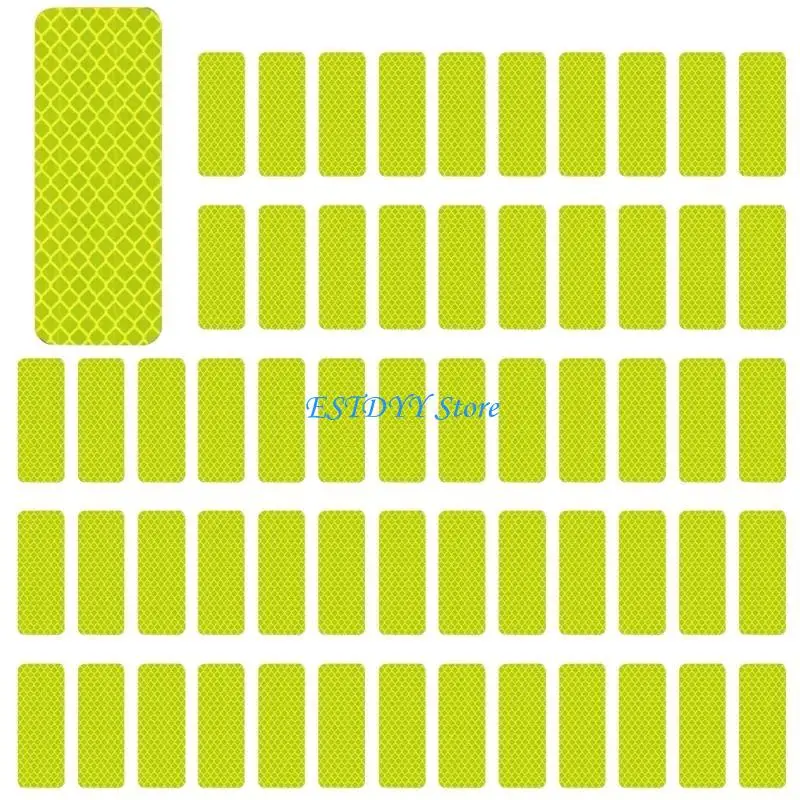 

G6DE Bicycles Reflective Sticker Decals Warning Tape Watertight Reflectors Sticker