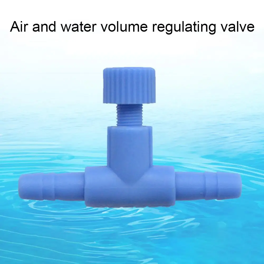 Plastic Aquarium Prop Air Valve Fish Tank Airline Flow Control Valve Switch Tap