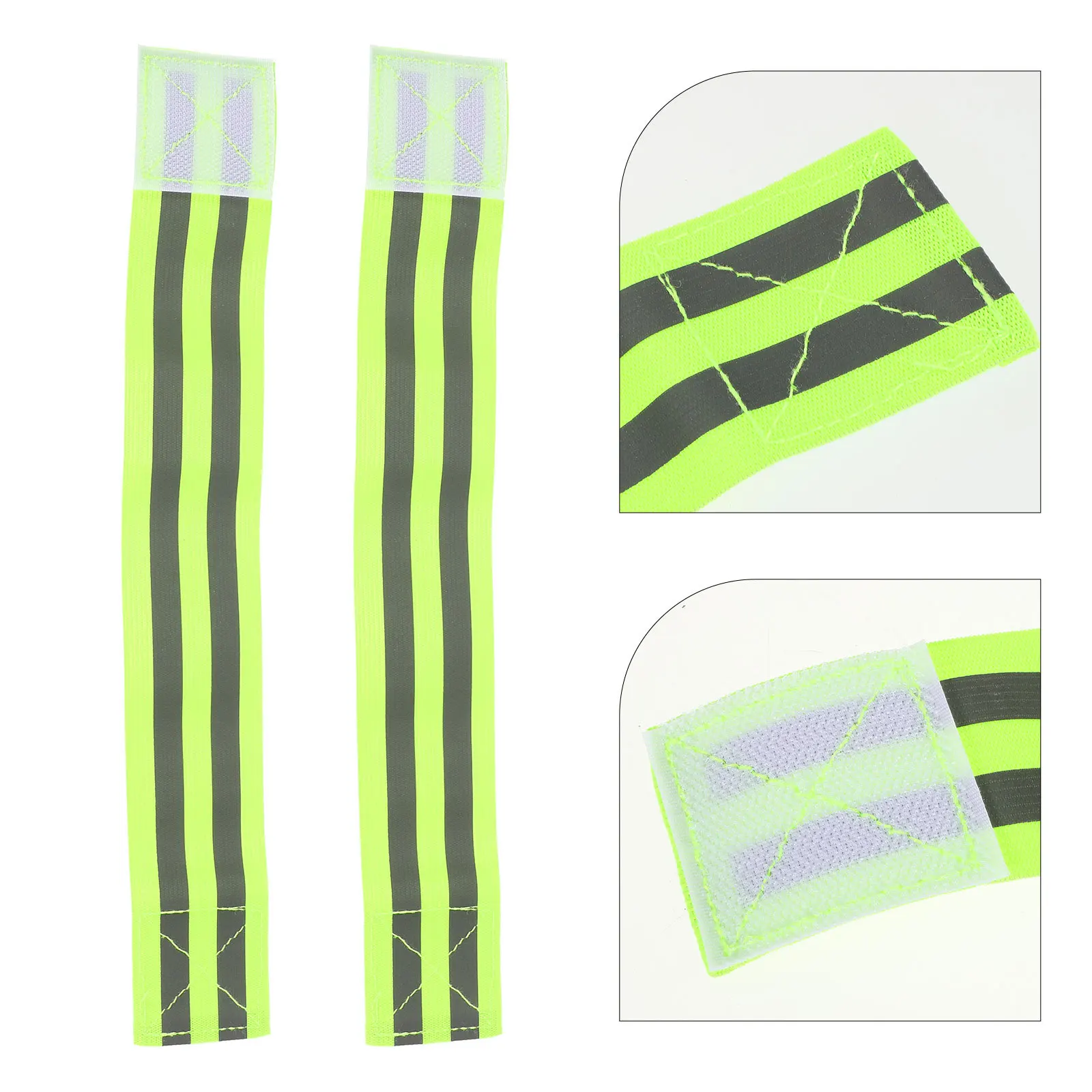 

10Pcs Reflective Armband Elastic Bands High Visibility Night Running Cycling Hiking Safety Straps Walking Gear for Women