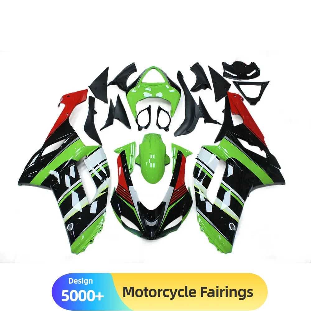 Motorbike Fairing Set for KAWASAKI ZX6R 2007-2008 ABS Plastic Injection Molded Panels Providing Perfect Fit