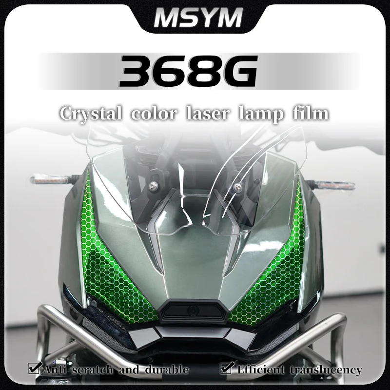 

For ZONTES ZT368G 368G 368 G 368g 368 g 2024 Headlight and taillight film honeycomb laser sticker protective film accessories