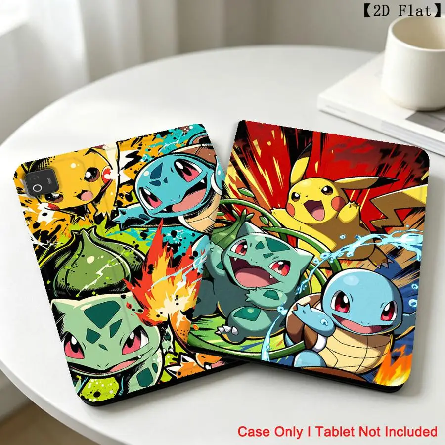 Pikachus Hot Pokemon Case for Xiaomi Pad 5 6 7 8 Pro Pad 6s Pro 7 Ultra Redmi Pad SE K Pad 8.8 9.7 12.4 Inch With Pencil Holder