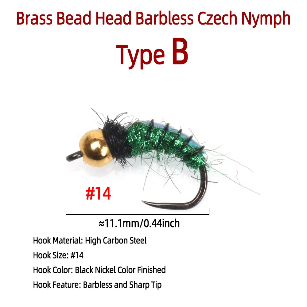 #12 #14 Brass Bead Head Barbless Czech Nymph Fly Flash Back Fast Sink Ice Dubbing Wet Curved Nymph Trout Grayling Fishing Lures - AliExpress 18 #12 #14 Brass Bead Head Barbless Czech Nymph Fly Flash Back Fast Sink Ice Dubbing Wet Curved Nymph Trout Grayling Fishing Lures - AliExpress 18
