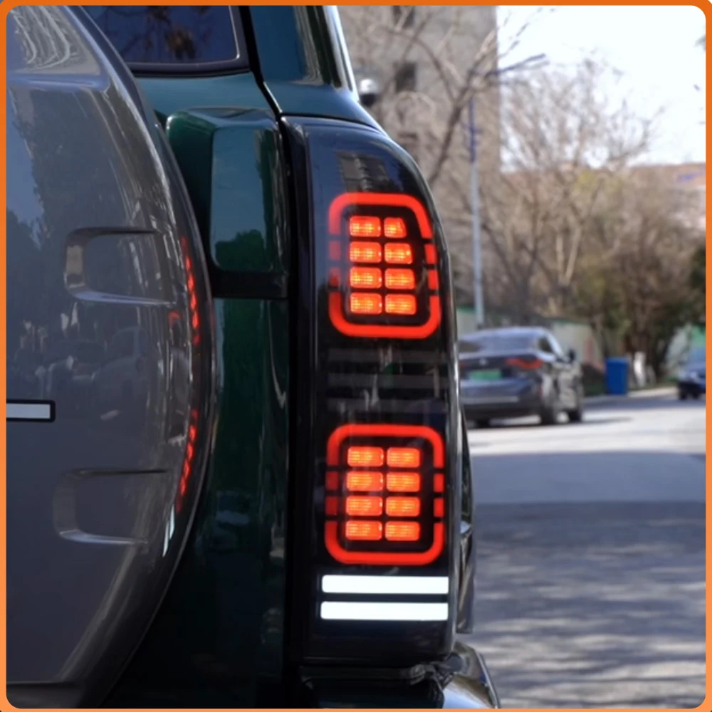 Фото Светодиодные задние фонари для Nissan Patrol Safari Y61 2005-2013 с анимацией при запуске, Plug and Play, аксессуары для автофар