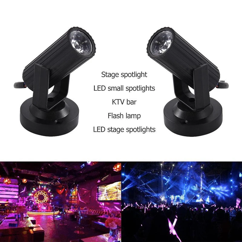 Professionele 30W RGBW LED-podiumverlichting Pinspot Beam Spotlight DJ DISCO Party KTV Backlight Podiumlicht