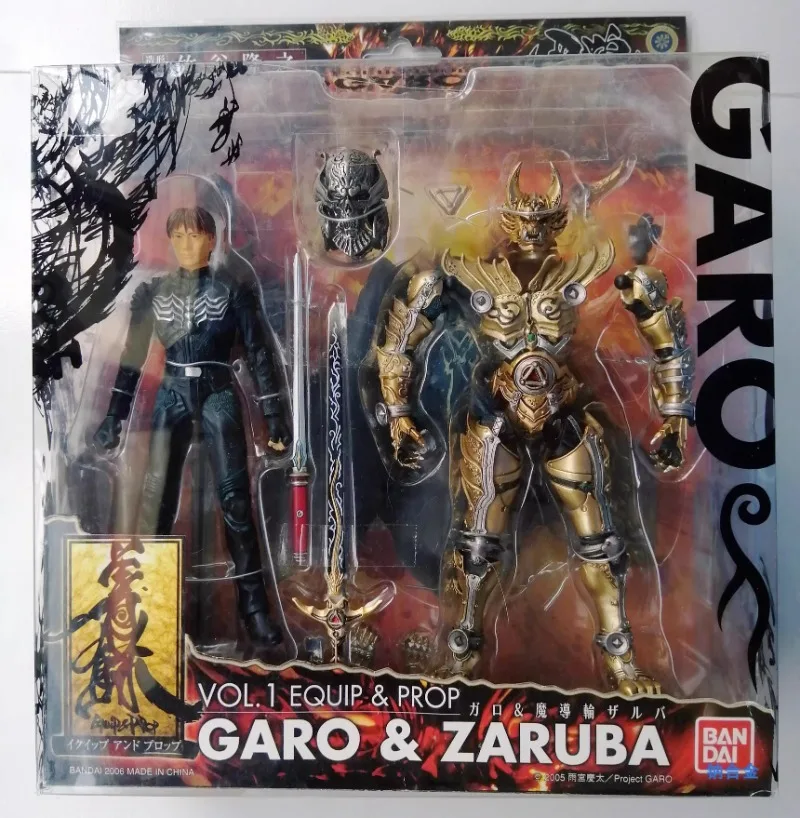 Spot BANDAI EPS 01 GARO Teeth Wolf Golden Knight Steel Teeth Magic Wheel Anime Character Model Ornament Collection Gift