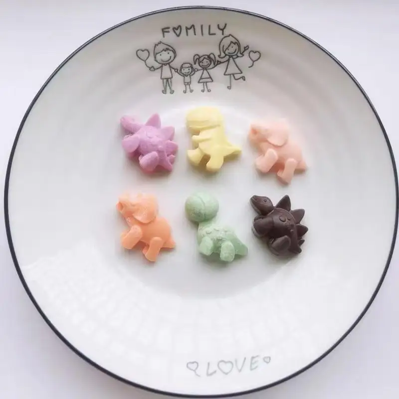 3D Dinosaur Silicone Fondant Chocolate Candy Mould Biscuit Cake Candle Soap Craft Baking Mold Decor Pastry DIY Tools