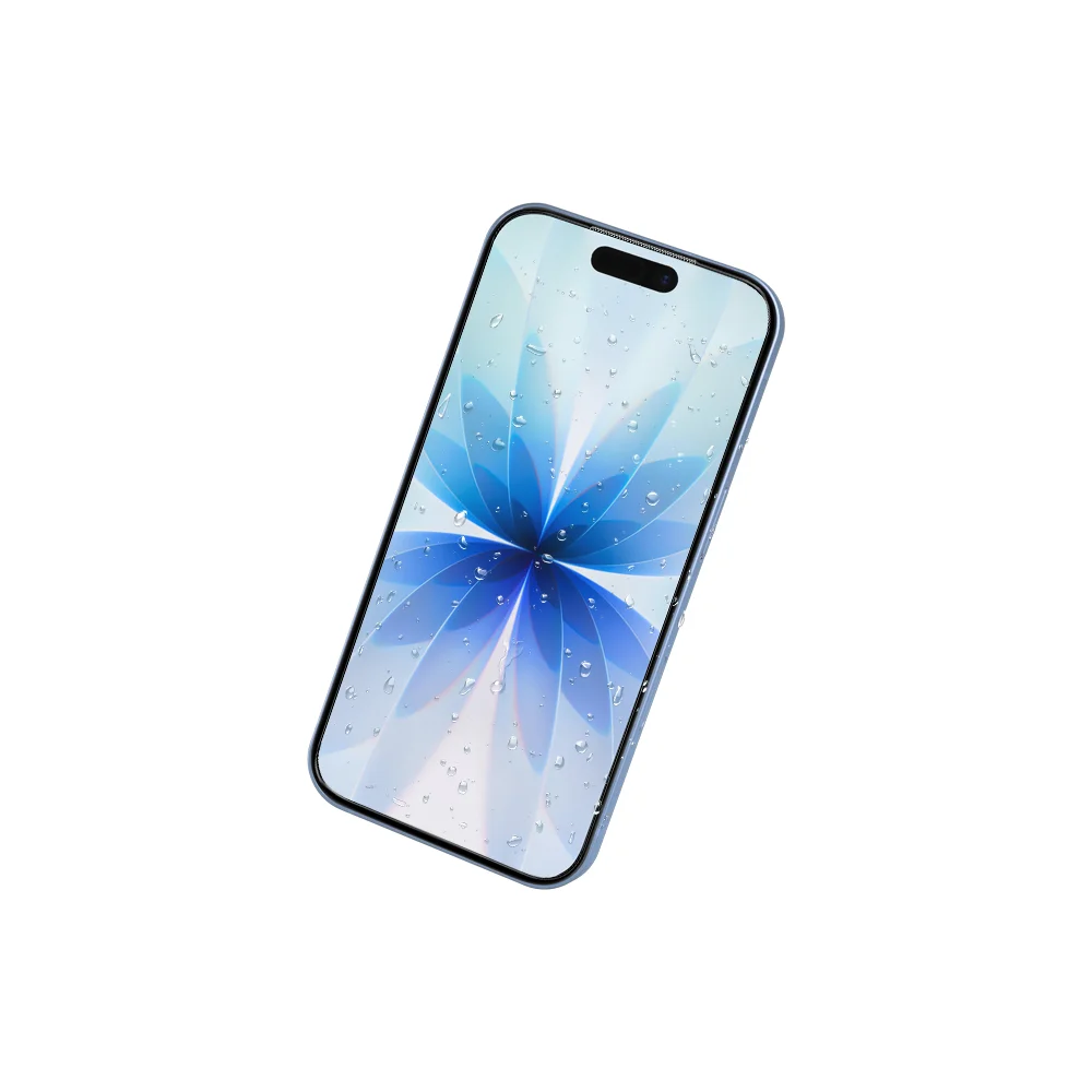 

KZDOO Full Glass Film Anti-dust Clear Screen Protector Black Edge，Second Strengthened Tempered for iP17/17air/17pro/17promax