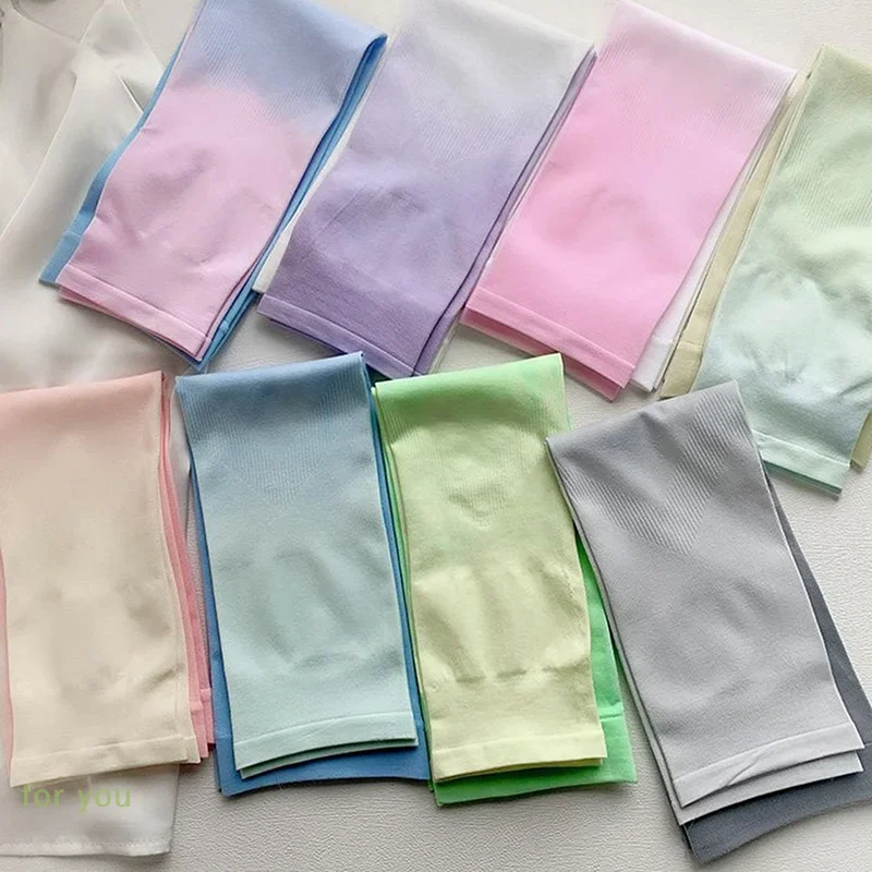 جديد الحرير الذراع كم الرجال النساء في الهواء الطلق الأشعة فوق البنفسجية حماية ظلة الذراع دفئا الصيف بارد تنفس كم مرن