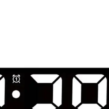 Home Night Light Backlight LED Alarm Clock Concealed Bracket For Mount Wall Mount Or Tabletop Large Digit Numbers