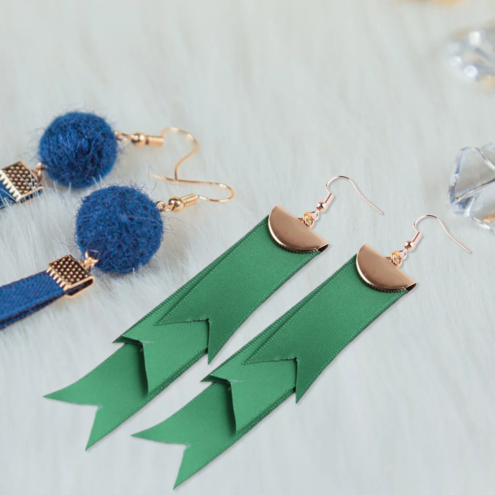 150 قطعة مشبك شرابة الحبل ينتهي نصف أبازيم مستديرة لصنع المجوهرات النتائج اكسسوارات Diy بها بنفسك الحرفية مشبك معدني السحابة