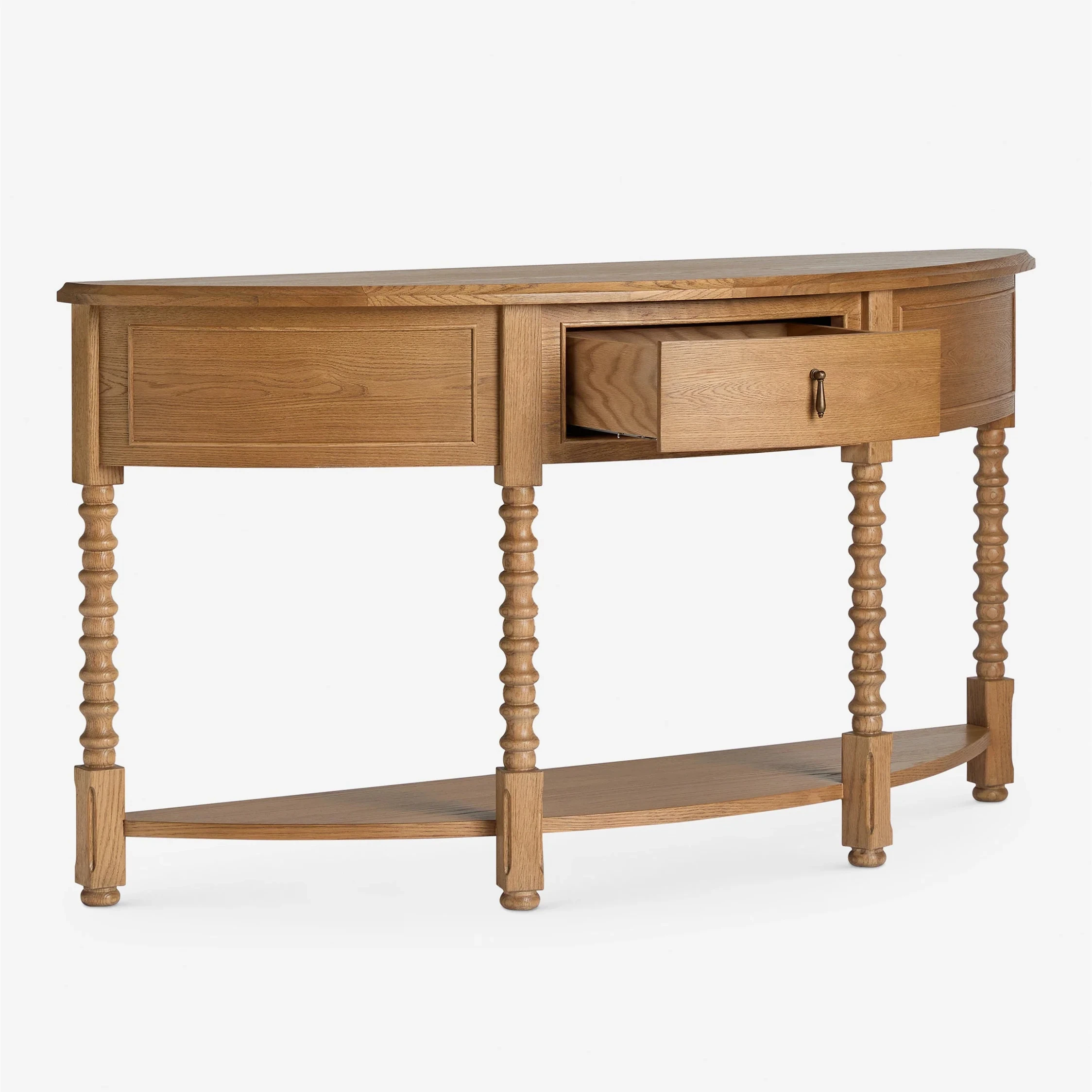 #Luxury Wood Furniture Stable Console Fixed Storage Shelf with Consistent Color Tone for Living Room Console Tables