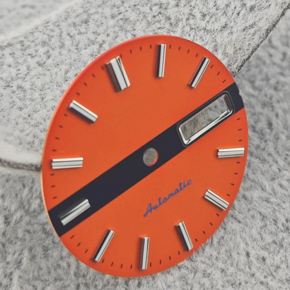 Quadrante NH36 con superficie modello sole S orologio subacqueo misura 28,5 mm cassa puntatore accessorio orologio meccanico modificato 4R36