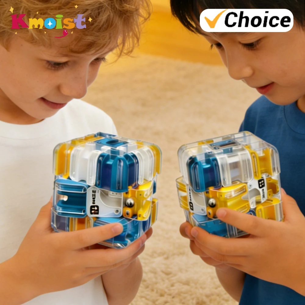 3D Ball Cube Doolhof Puzzel Speelgoed Kinderen Logisch Denken Training en Stressverlichten Speelgoed voor Jongens Kinderen Volwassen Verjaardagscadeautjes