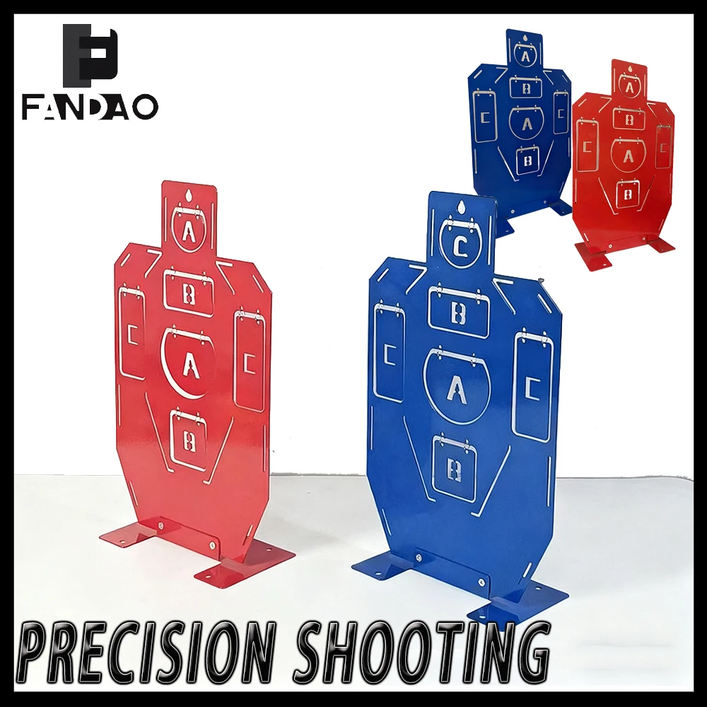 

Tactical Precision Shooting Training Target Airsoft Stainless Steel Paintball Range Shooting Target for CS Soft Water BB Bullet