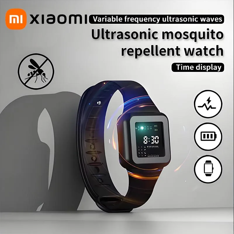 Антистатические часы Xiaomi, браслет для домашней мастерской, мгновенное устранение, уменьшение статического электричества, антистатические часы, отображение времени