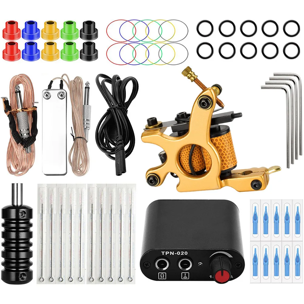 

Professional Tattoo Kit Practical Tattooing Supplies Liner Machine Lightweight Device Mini Equipment Power Supply
