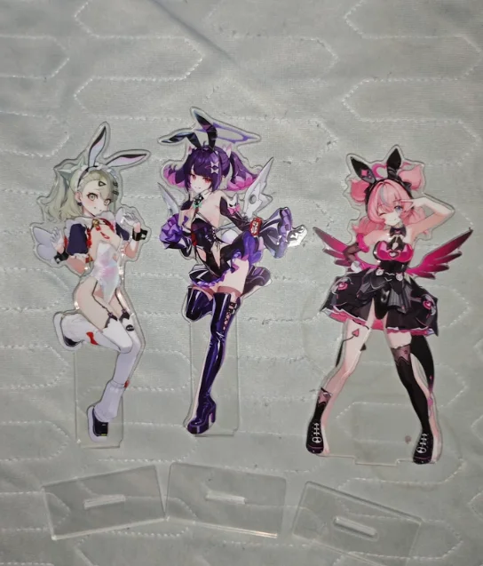Angels of Delusion Game Zenless Zone Zero ZZZ Magnetic Acrylic Standee Change Clothes Aria Sunna Nangong Yu Ornament Decoration