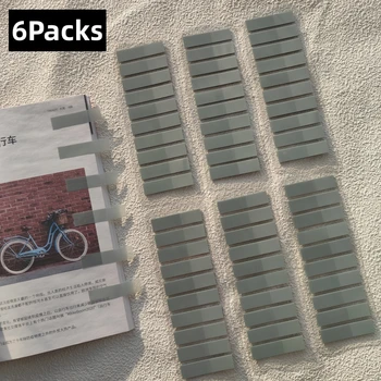 1200 매 스티커 투명 스티커 노트 패드 메모장 지우기 북마크 읽기 도서 문구 학교 용품