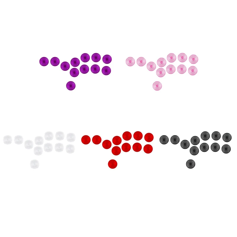 12 шт., сменные колпачки для кнопок Hitbox для аркадного контроллера, контроллер Hitbox, механическая кнопка, аксессуары «сделай сам»