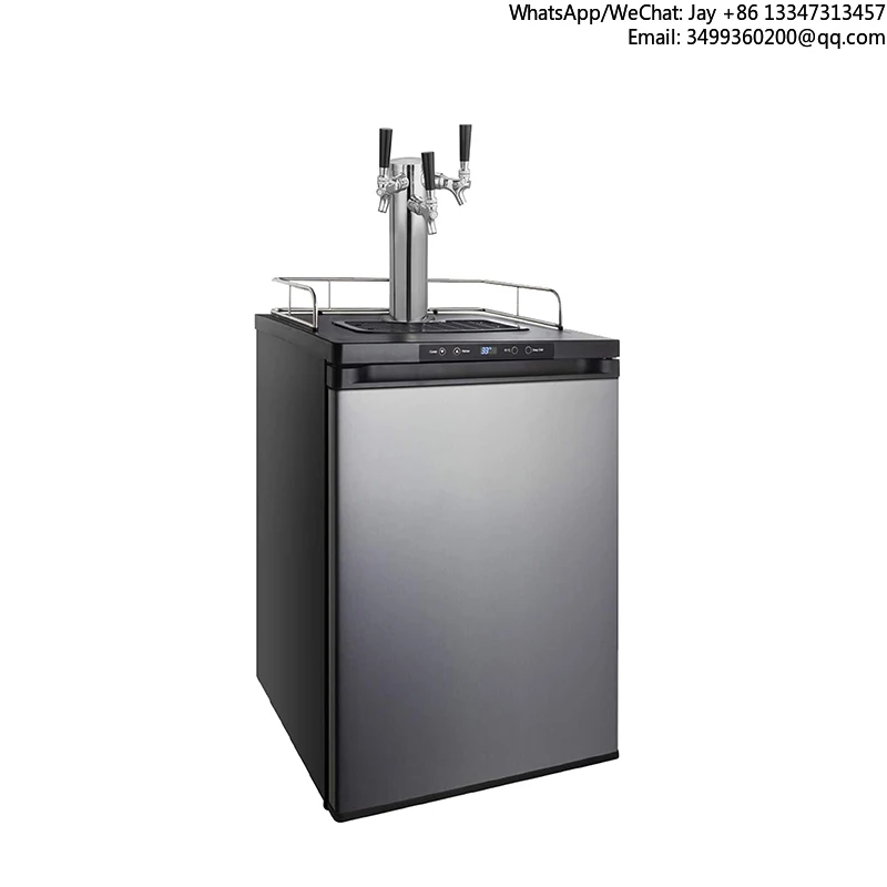 

Многофункциональный полноразмерный холодильник для пива, охладитель для бочонка, диспенсер для разлива пива с цифровым дисплеем