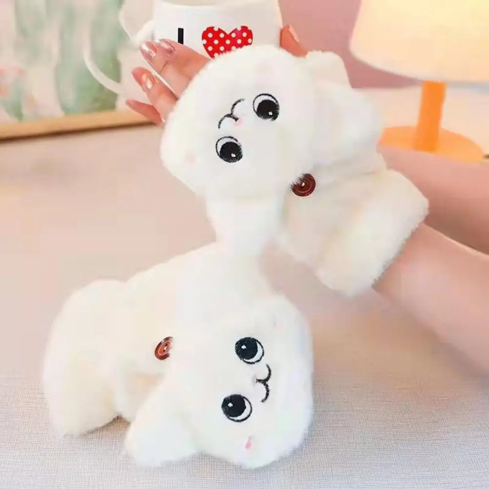 Women Winter Gloves Winter Fuzzy Gloves for Women Cartoon Warm Fleece Lined Gloves Thickened Cute for Indoor Outdoor Exercise
