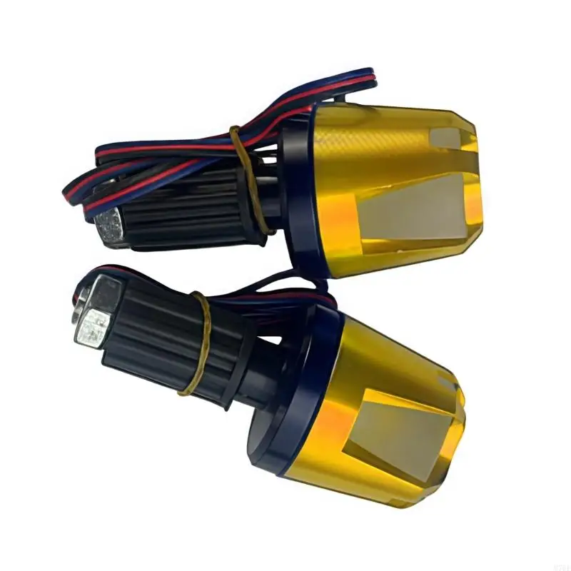 M76E Universal-Motorrad-Lenker-Endkappe mit LED-Licht, Aluminiumlegierung für Offroad-Fahrten und individuelle Anpassung – Detail 10