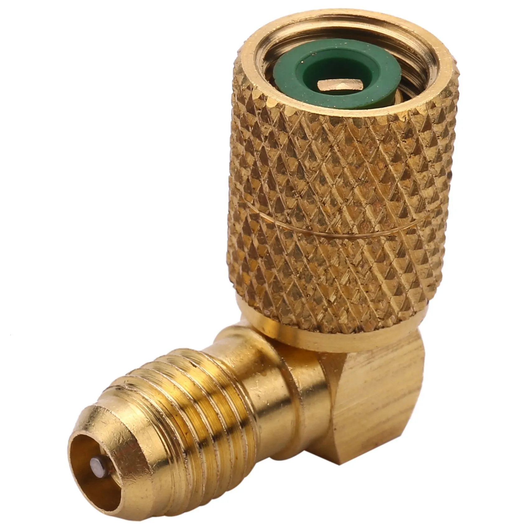2X M1/4 Sae-F 5/16 Refrigeration Adapter Connector Adaptor For R410A Gauges Hose