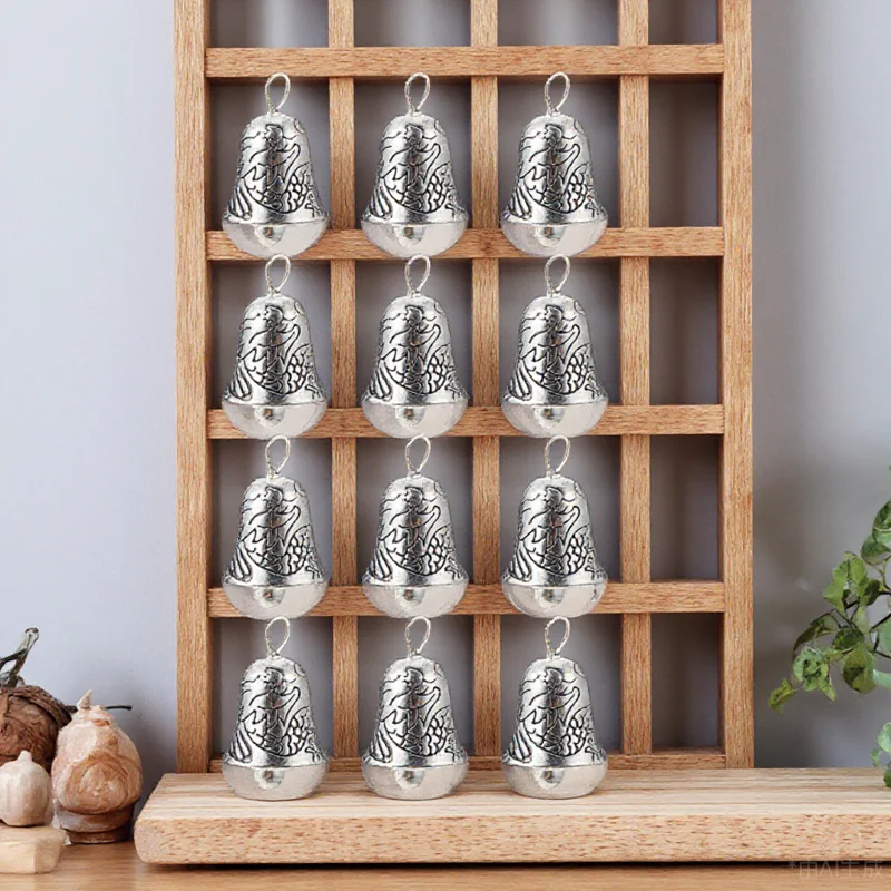 

50Pcs Alloy Bells Vintage Bell Pendants for DIY Wind Chime Jewelry Making Small Bells for Crafts Hanging Ornaments and Bell