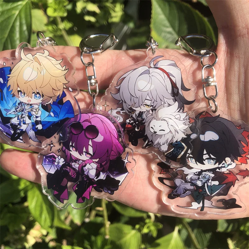 Honkai: Star Rail Blade Silver Wolf Yanqing Kafka Jing Yuan Keychain Accessories Anime Game Cosplay Pendant Prop Bad