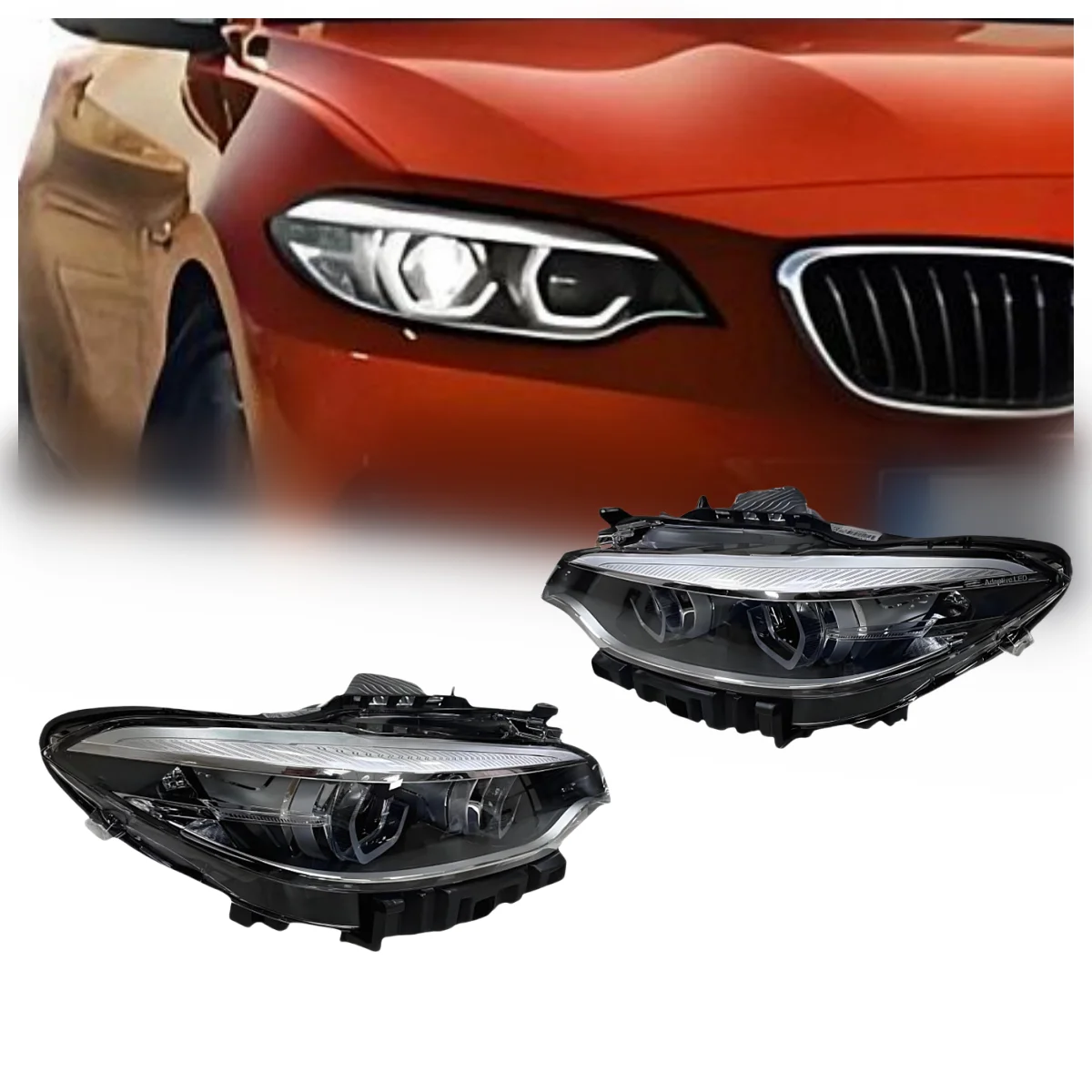Original High Quality for 2 Series F22F23 Headlights Durable Automobile Lighting System with 6000k Color Temperature
