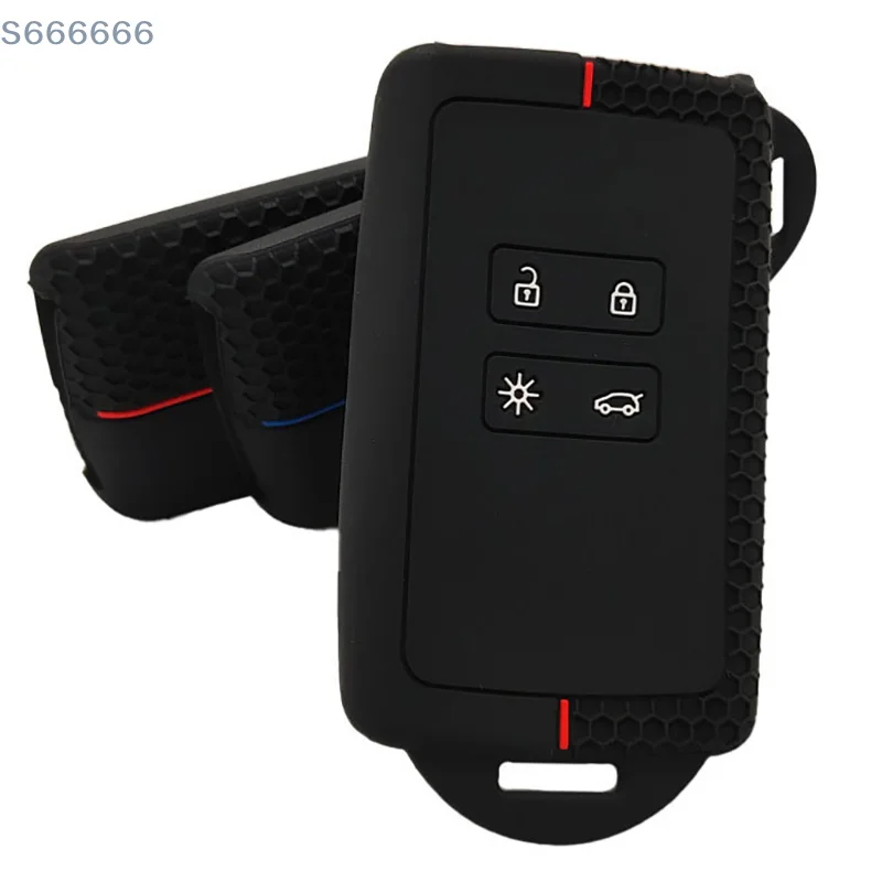 

Suitable for Megane Dacia Duster Sandero Stepway Smart Car Remote Control Premium Silicone Fob Case for Captur Koleos Kadjar