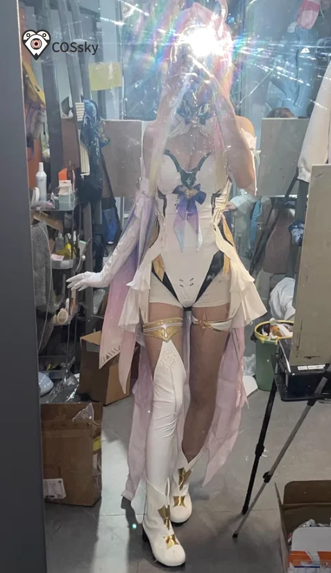 

In Stock 2026 Aemeath Game Wuthering Waves Cosplay Costume Aemeath Halloween Carnival Women's Sexy Dress Headwear Prop Set