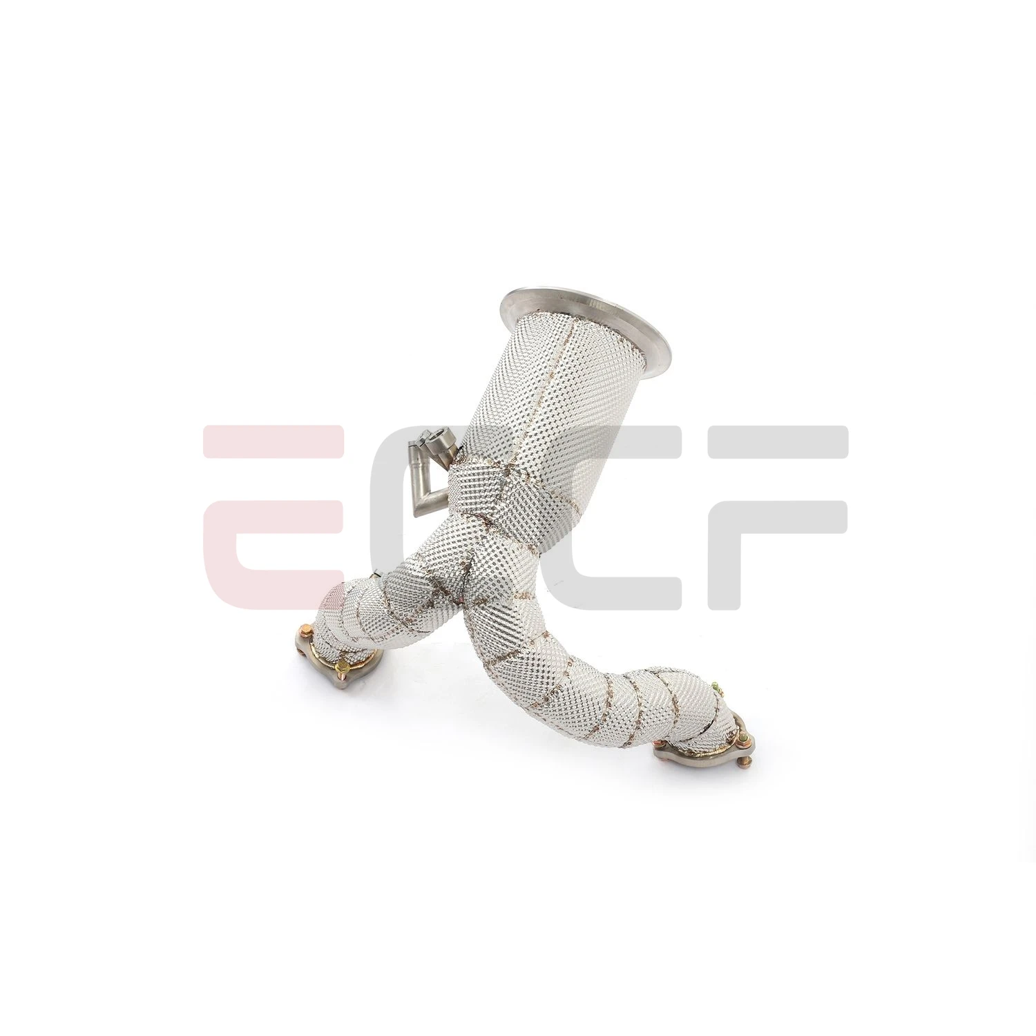 Sporty Downpipe With Heat Shield For Audi Q8 3.0T Aggressive Exhaust Sound Plug and Play Upgrade Performance