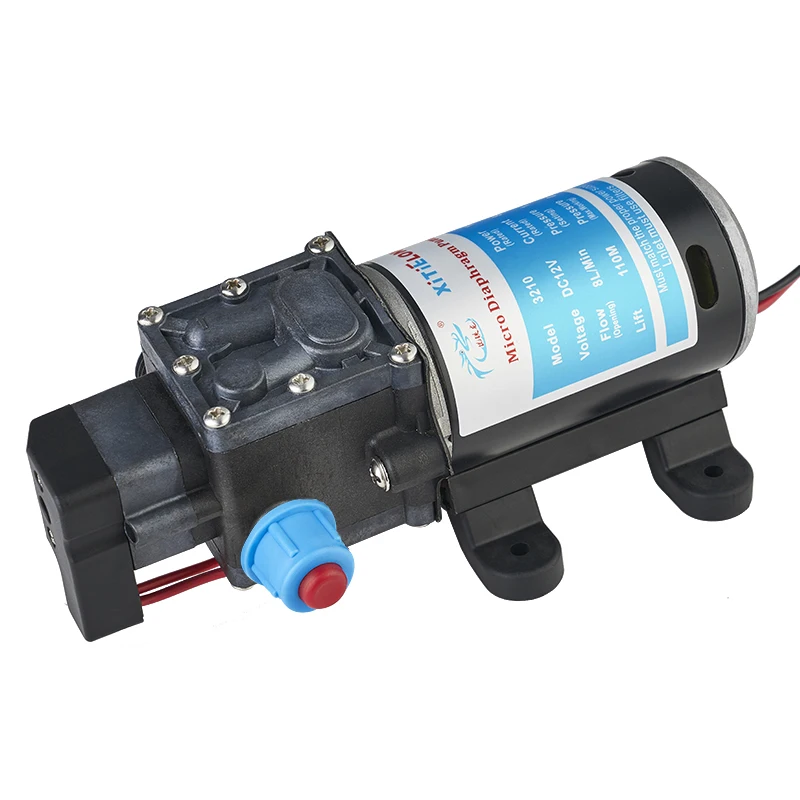12V 100W Electric Pressure Diaphragm Pump Strong Dosing Pump for Lawn Irrigation & Car Washing for Clean Water Low Pressure