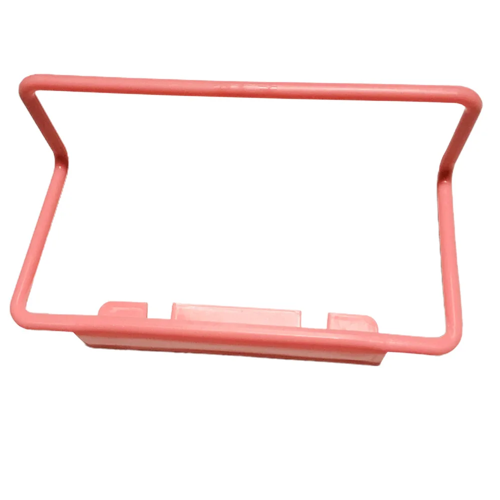 1Pcs Multifunction Plastic Hanging Holder Towel Rag Rack Punch-free Cabinet Door Back Kitchen Home Storage Organizer