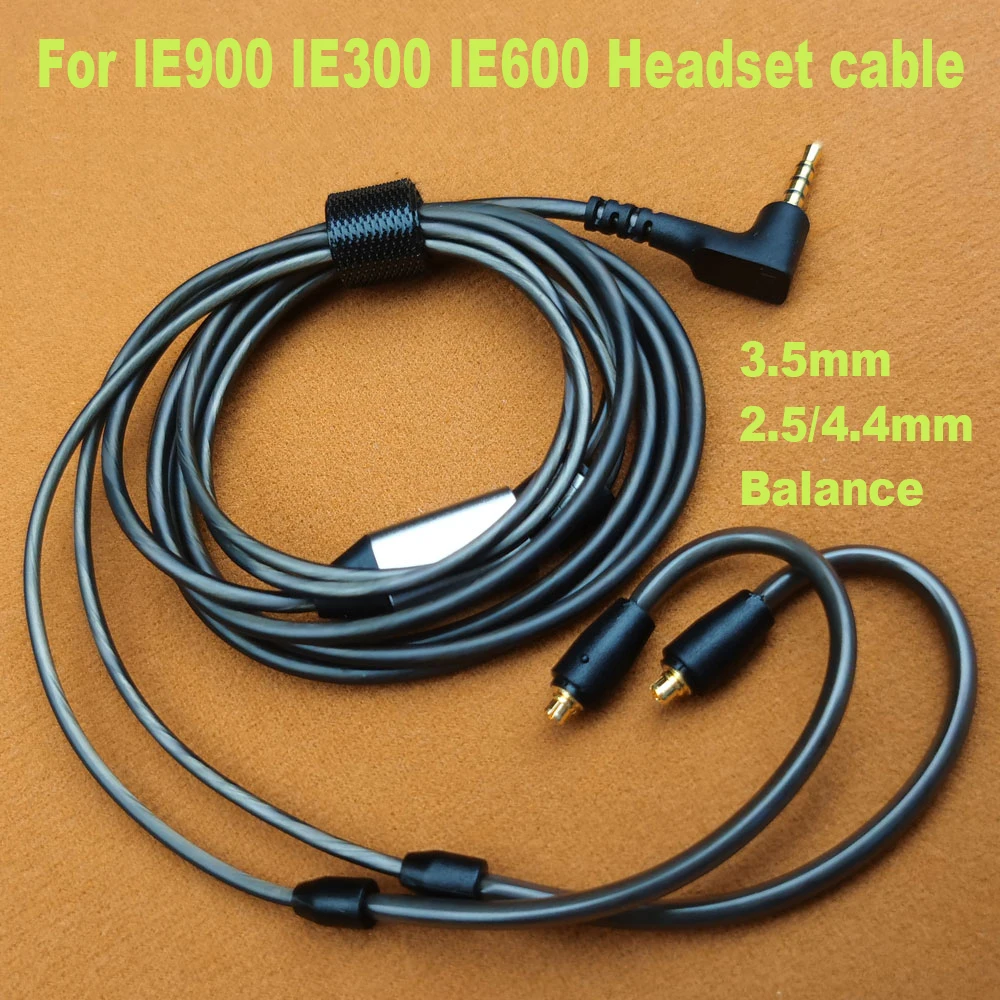 For Sennheiser IE300 IE900 3.5mm stereo 2.5mm/4.4mm New high quality Earphone cable soft upgrade cable