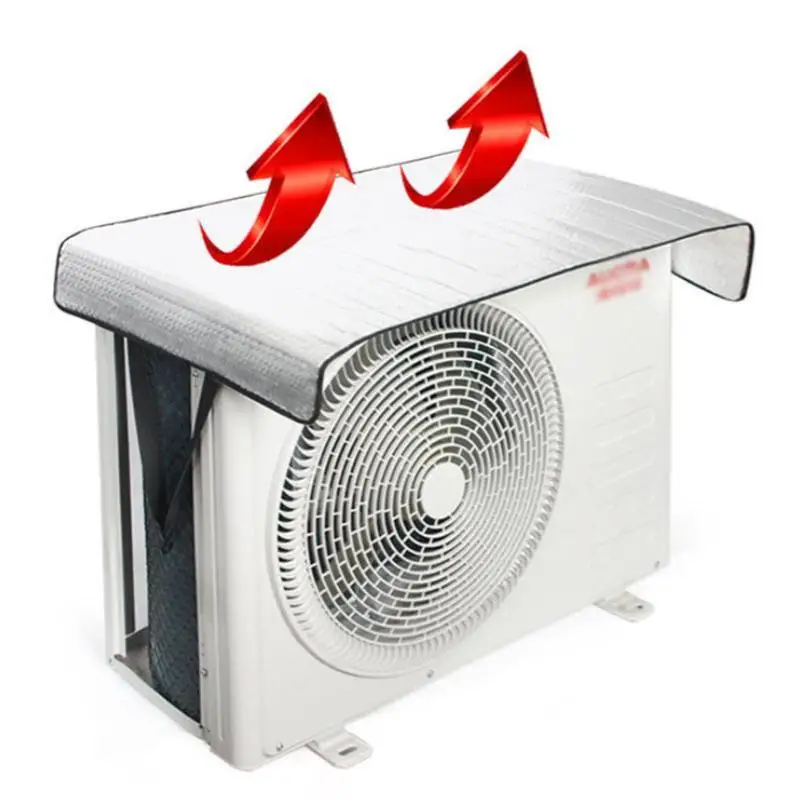 Waterproof Dustproof Outdoor Air Conditioner Cover Rainproof AC Outer Unit Protector Energy Saving Shield Cover
