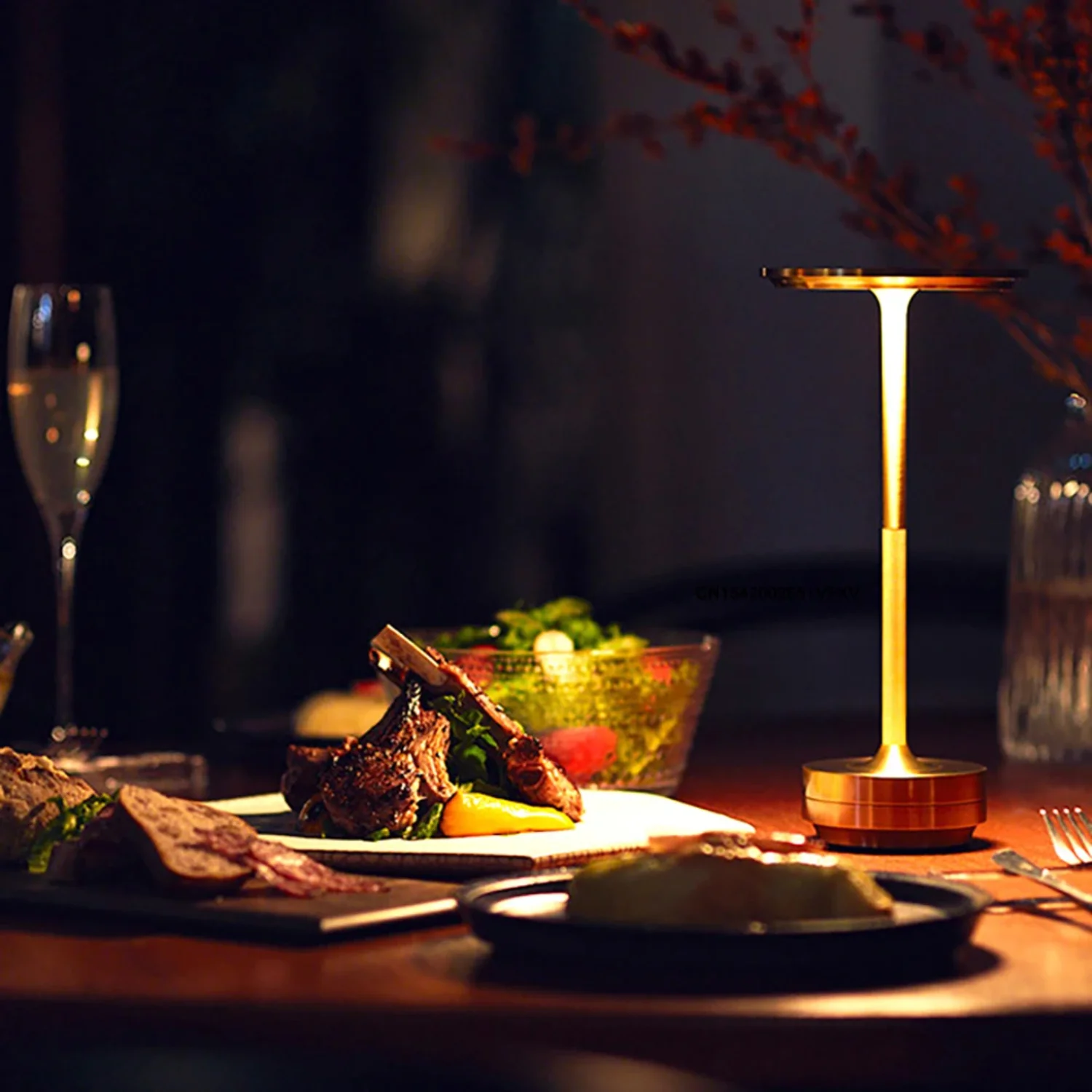 Table lamp  bedroom Chargeable LED touch switch desk lamp  restaurant rechargeable lights USB-C charging table lamp Small lamp