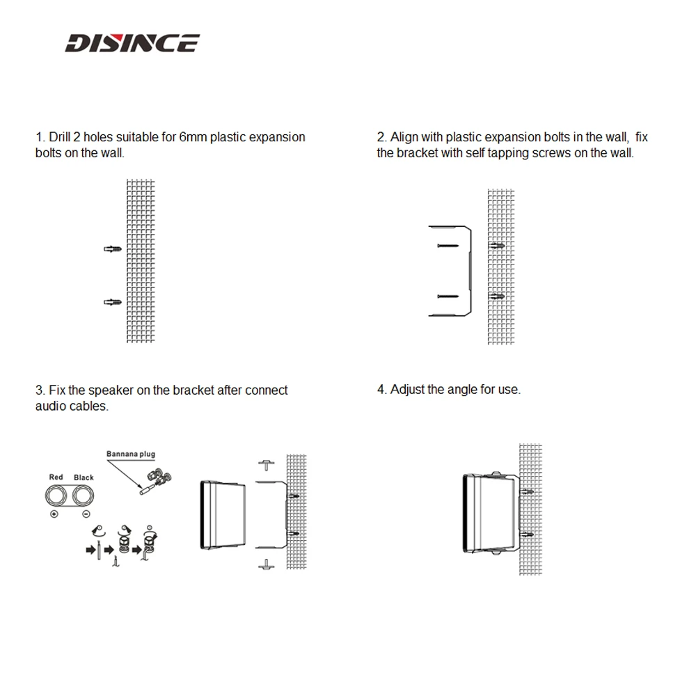Głośnik ścienny 8 OHM 30W