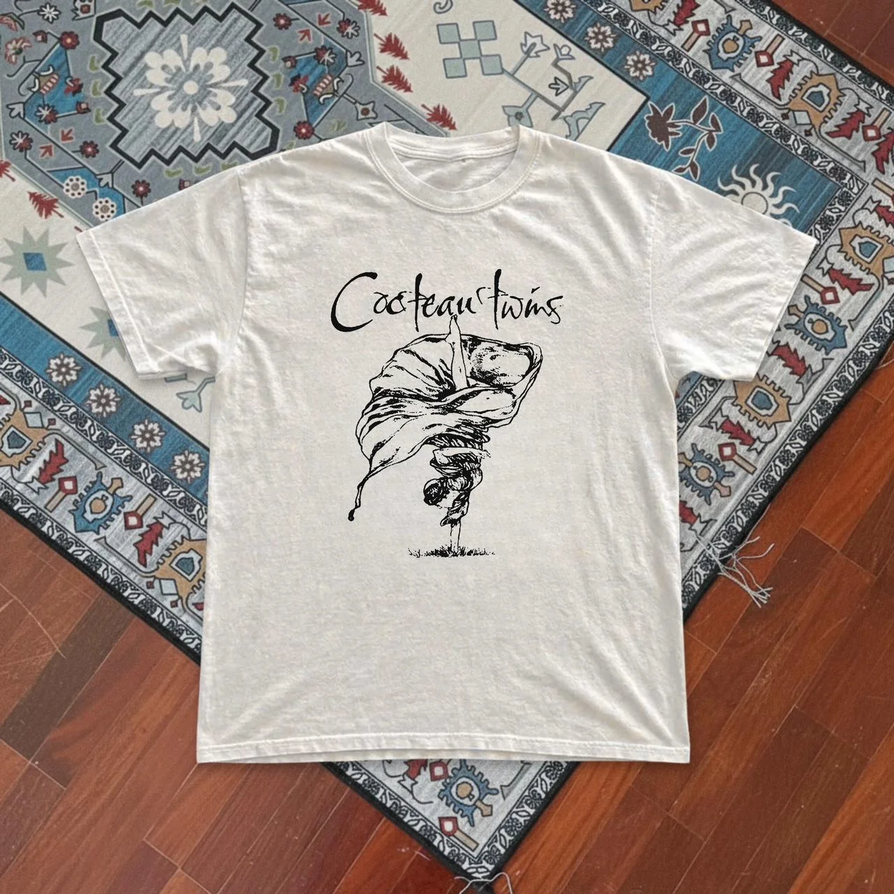 Cocteau Twins Shirt Cocteau Twins Band White Unisex T-shirt Men Women Summer Short Sleeve Crew Neck Fashion Tops Clothing
