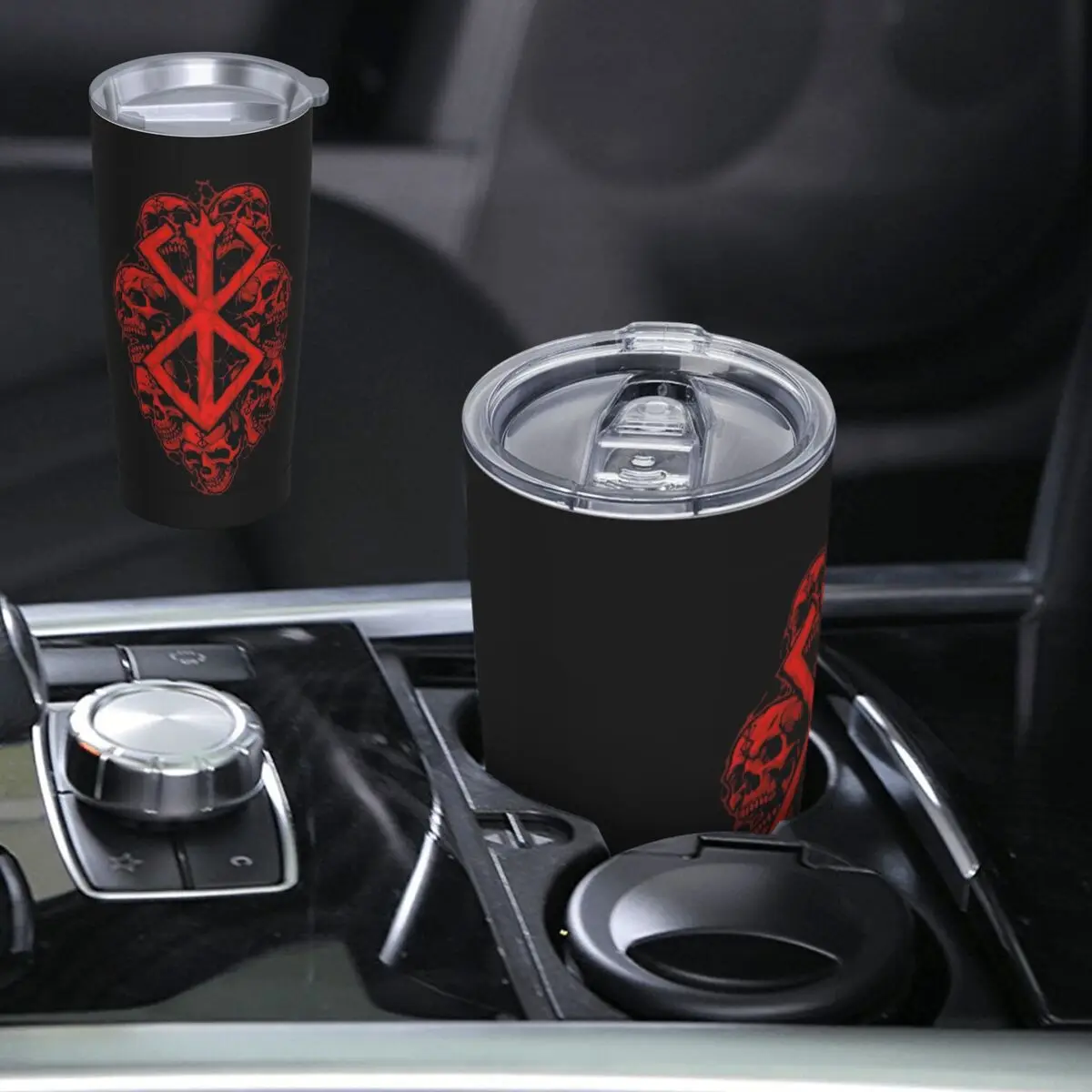 Berserk Sacrifice Mark Demon Sword And Magic Stainless Steel Tumbler Vacuum Insulated Mugs Thermal Cold Cups Straw With Lid 20oz