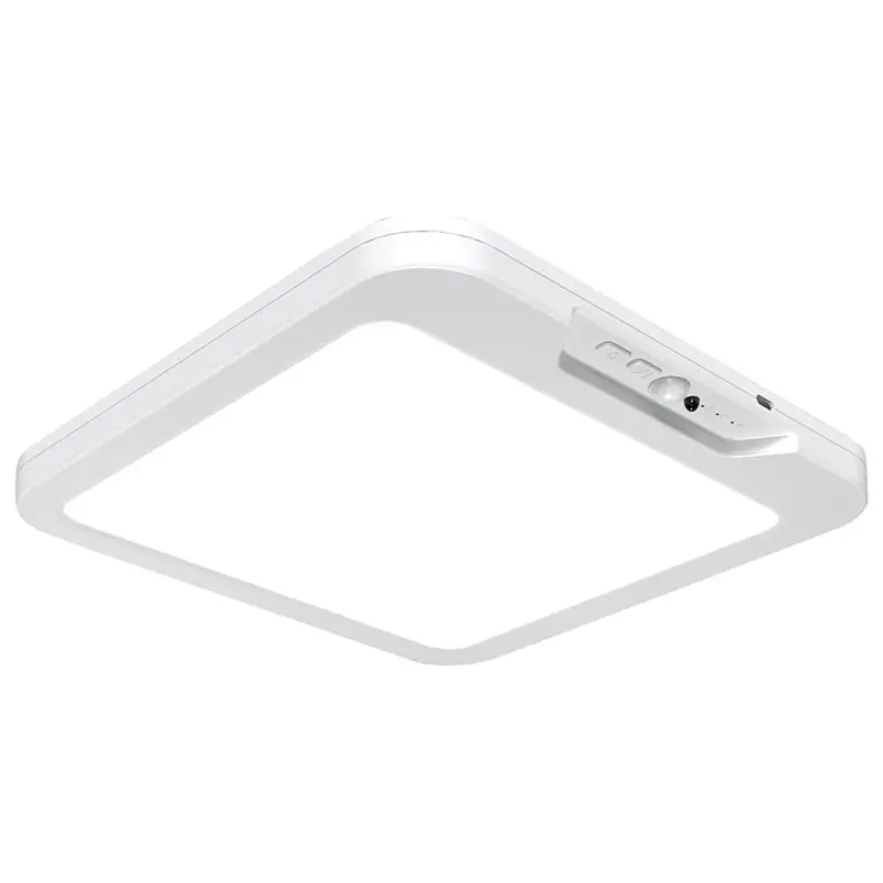 

ABRU-For Motion Sensor For Ceiling Light-Wireless Magnetic Ceiling Light With Remote-Control, For Shed Porch RV