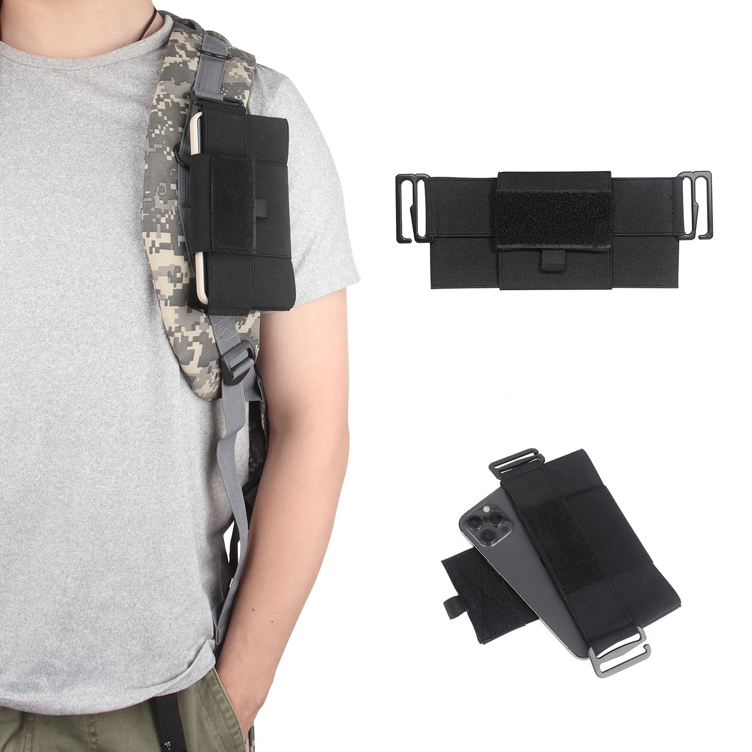 Kosibate Tactical Pouch tracolla cintura marsupio custodia per telefono borsa da caccia per sport all\'aria aperta