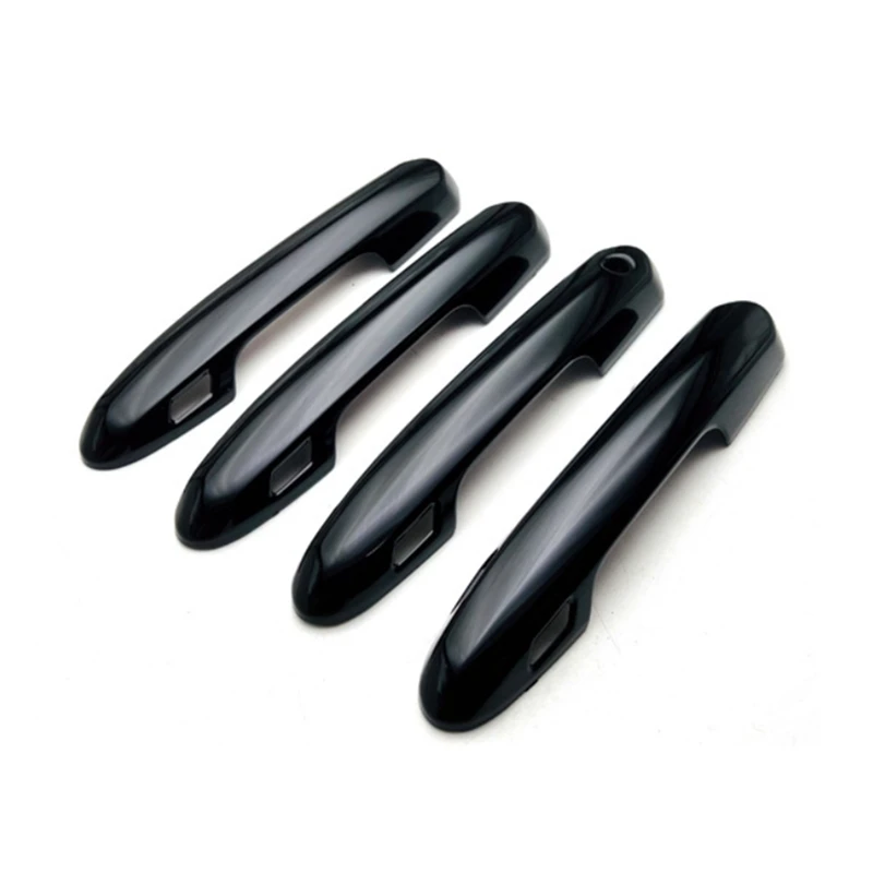 Car Exterior Door Handle Cover Trim Stickers For Toyota Crown Crossover 2023 Accessories - Black