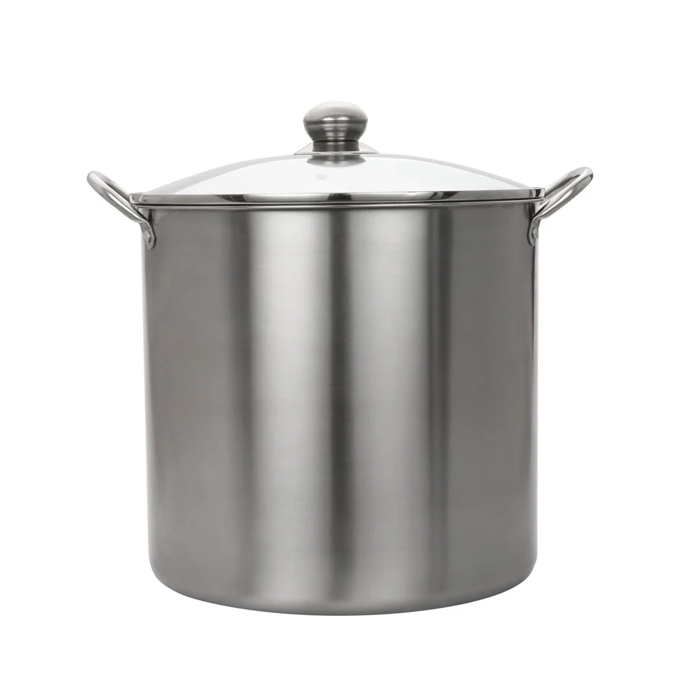21,5 Qt Edelstahl-Einmachtopf mit doppelseitigem Gestell, Dampfwasserbad-Einmachung, ideal zum Konservieren von Kochen, großen Chargen