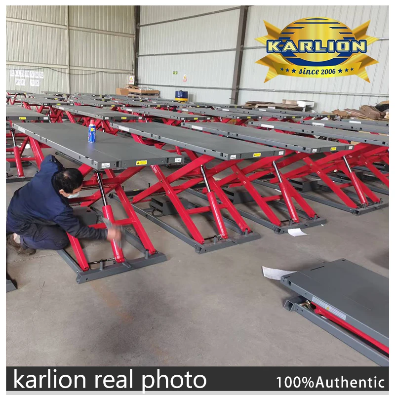 KARLION GSR-500K 500kg Scissor Hydraulic & Pneumatic Motorcycle Lift Table with CE Certification 10-Year Lifetime 5