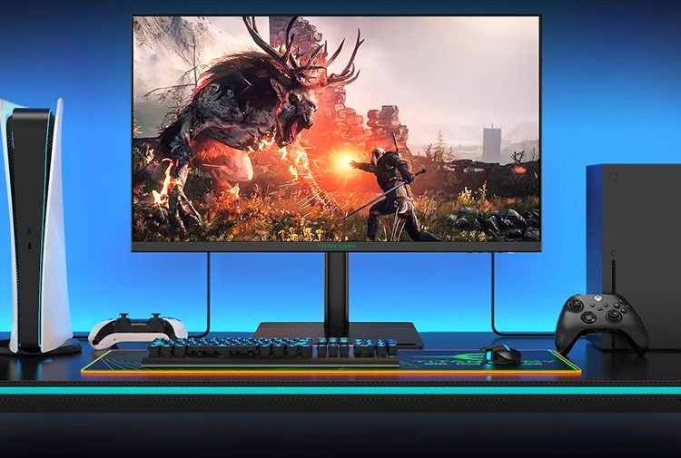 *28 Zoll 4K144Hz IPS Wide Color Gamut Dual HDMI2.1 mit Audio 1 ms Gaming-Monitor